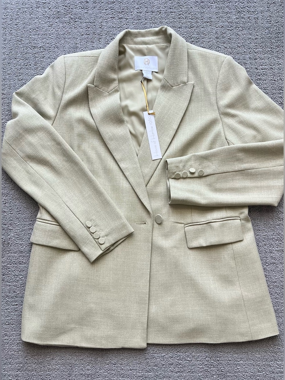 House of Harlow 1960 Pale Sage Green Blazer NWT